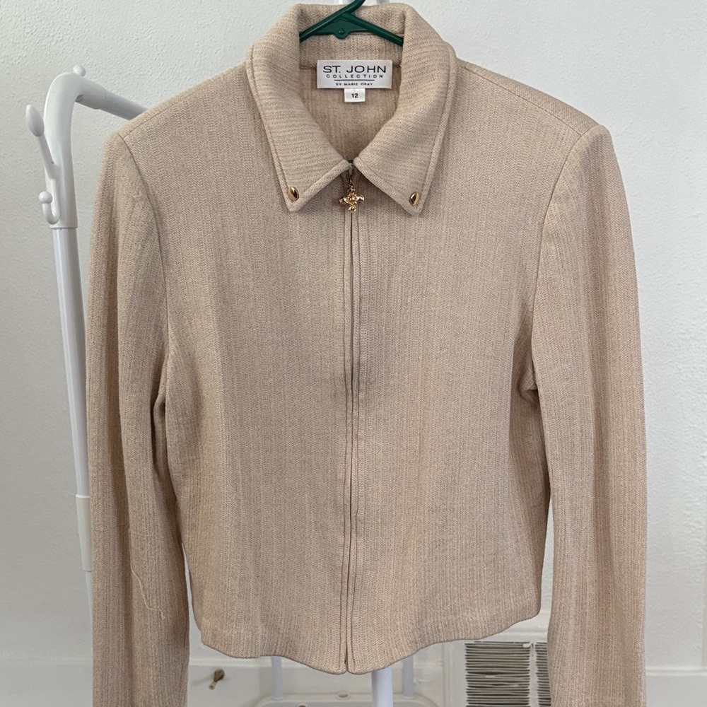 St. John Women's Beige Blazer
